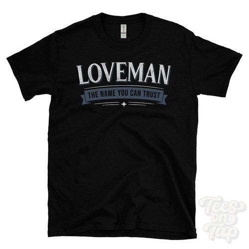 Maglietta loveman the name you - loveman,