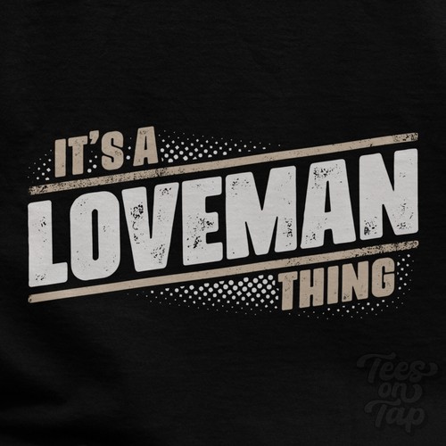 Shirt a loveman - t-shirt, it's