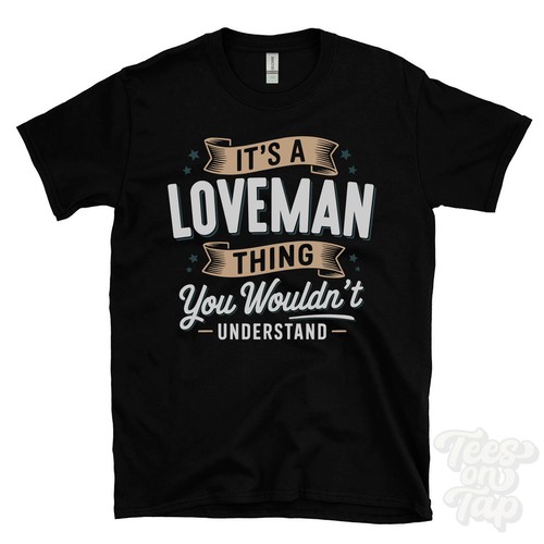 Shirt a loveman - t-shirt,