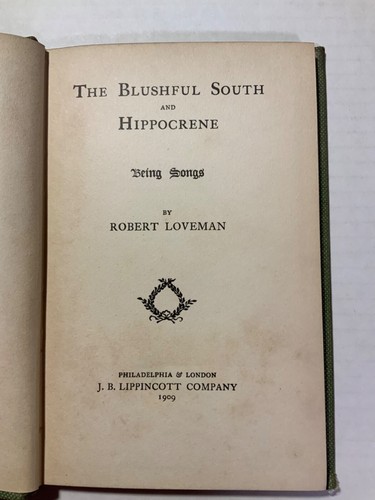 The blushful south and - south,