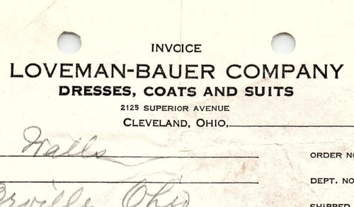 1938 loveman bauer company - loveman-bauer,