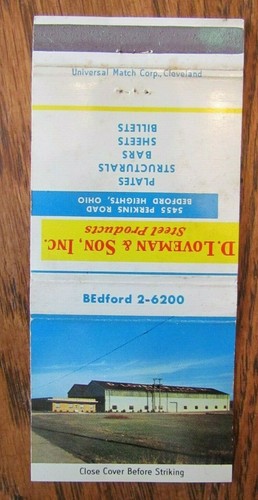 Matchbook loveman son - loveman, &